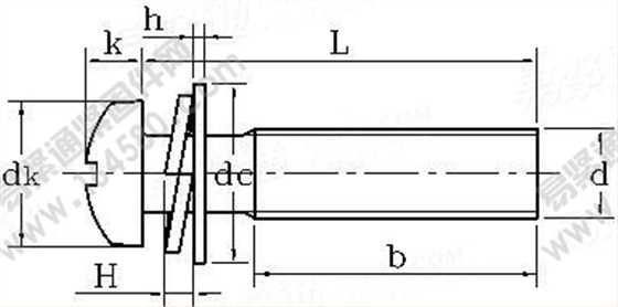 GB /T 9074.8-1988 十字槽小盤頭螺釘、平墊和彈墊組合執(zhí)行標(biāo)準(zhǔn)